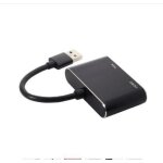 Adaptateur de convertisseur usb 3. 0 et 2. 0 vers hdmi et vga hdtv, carte graphique externe 1080 p, pour ...