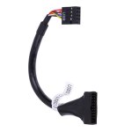 Adaptateur convertisseur usb 3. 0 20 broches m�le vers usb 2. 0 9 broches, carte m�re, c�ble femelle, ...