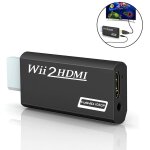 Adaptateur convertisseur wii hdmi, connecteur wii vers hdmi, sortie vidéo audio 3, 5 mm ¿ prend en charge ... Adaptateur convertisseur wii hdmi, connecteur wii vers hdmi, sortie vidéo audio 3, 5 mm ¿ prend en charge ...