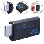 Adaptateur de convertisseur wii vers hdmi, 1080p, haute qualité, sortie audio - vidéo, 3. 5mm, 1 pièce ... Adaptateur de convertisseur wii vers hdmi, 1080p, haute qualité, sortie audio - vidéo, 3. 5mm, 1 pièce ...