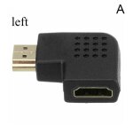 L'adaptateur coud mle - femelle a 90 degrs (hdmi - compatible1. 4) peut protger efficacement le connecteur ...