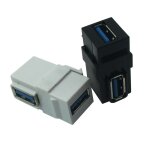 Adaptateur de coupleur jack femelle à femelle 3. 0 a à angle droit à 90 degrés, extension keystone pour ... Adaptateur de coupleur jack femelle à femelle 3. 0 a à angle droit à 90 degrés, extension keystone pour ...