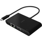 Adaptateur displayport / hdmi belkin hdmi 4k / vga / ethernet / usb 3. 0 / usb - c