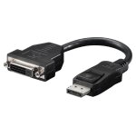 Adaptateur displayport male vers dvi - d femelle 0. 2m noir