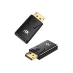 Adaptateur displayport vers hd 4k. mi, convertisseur m�le dp vers femelle, c�ble tv hd, audio et vid�o ...