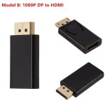 Adaptateur displayport vers hdmi 4k / 1080p convertisseur display port male hdmi femelle hd tv cable ...