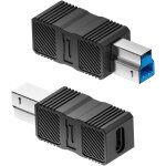 Adaptateur pour disque dur externe, adaptateur d'imprimante usb 3. 0 b - connecteur plug and pour scanner, ...