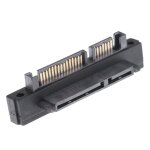 Adaptateur pour disque dur sata hdd ssd, 500 mb / s, 7 + 15 broches, convertisseur m�le - femelle, 90 ...