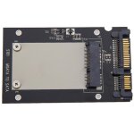 Adaptateur de disque dur ssd msata a sata 3 de 2. 5 pouces, carte de conversion avec etui de protection ...