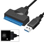 Adaptateur de disque dur usb 3. 0  2. 5 / 3. 5 pouces ide sata, cble de conversion de disque dur portable ...