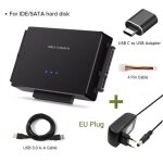 Adaptateur de disque dur usb 3. 0 vers sata ide câble convertisseur pour disque dur hdd / ssd cd dvd ... Adaptateur de disque dur usb 3. 0 vers sata ide câble convertisseur pour disque dur hdd / ssd cd dvd ...
