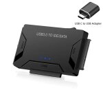 Adaptateur de disque dur usb 3. 0 vers sata ide câble convertisseur pour disque dur hdd / ssd cd dvd ... Adaptateur de disque dur usb 3. 0 vers sata ide câble convertisseur pour disque dur hdd / ssd cd dvd ...