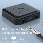 Adaptateur dongle bluetooth bt - 22 2 en 1, adaptateur, prise aux, rcepteur audio sans fil, transmetteur, ...