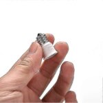 Adaptateur de douille d'ampoule e12 vers e14, convertisseur de douille, culot de lampe candlabre blanc ...