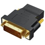 Adaptateur dvi vers hdmi 1080p full hd r�solution 1920x1200 pour tv / ordinateur / �cran / vid�oprojecteur ...