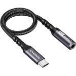 Adaptateur pour ecouteurs usb - c usb type - c vers mini jack audio 3, 5mm avec puce dac[hdm5231181]