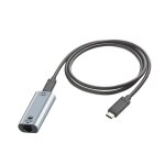 Adaptateur ethernet type c vers gigabit 1m, 1000mbps, haute vitesse, mini carte rseau portable, accessoires ...