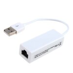 Adaptateur ethernet, carte rseau filaire usb 2. 0  rj45 lan, pour windows 7 / 8 / 10 / xp