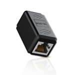 Adaptateur ethernet cat7 / 6, connecteur rj45, cble d'extension de rseau convertisseur pour cble ethernet ...