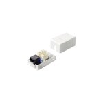 Adaptateur ethernet conecticplus boitier mural rapide 1 port rj45 cat5e Adaptateur ethernet conecticplus boitier mural rapide 1 port rj45 cat5e
