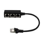 Adaptateur ethernet lan rj45, 1 m�le � 3 femelles, vente en gros, c�ble convertisseur