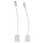 Adaptateur ethernet pour téléphone, 2 prises 8p4c / rj45 mâle rj11 6p4c à 600 m / f Adaptateur ethernet pour téléphone, 2 prises 8p4c / rj45 mâle rj11 6p4c à 600 m / f