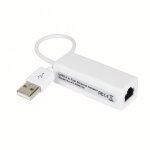 Adaptateur ethernet usb 10 / 100mbps, carte rseau rj45 type c lan pour macbook windows 7 / 8 / 10 / ...