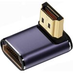Adaptateur d'extension hdmi 8k m�le vers hdmi 2. 1 femelle vertical a 90 degr�s vers le bas uhd - support ...