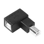 Adaptateur d'extension usb 2. 0 type b m�le � femelle � angle droit pour scanner d'imprimante convertisseur ...