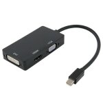 Adaptateur haute définition, glisser trois câbles de conversion mini dp displayport vga + hdmi + dvi, ... Adaptateur haute définition, glisser trois câbles de conversion mini dp displayport vga + hdmi + dvi, ...