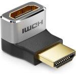 Adaptateur hdmi connecteur de couplage angle 270 8k@60hz / 4k@120hz uhd aluminium hdmi 2. 1 arc hdr10 ...