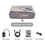 Adaptateur compatible hdmi pour console de jeu sega saturn, convertisseur hdtv 1080p 16 / 9 4 / 3, connecteur ...