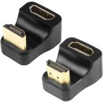 Adaptateur hdmi en forme de u, 360 degr�s hdmi 2. 1 m�le vers femelle 8k @ 60 hz connecteur pour �cran ...