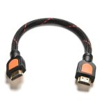 Adaptateur hdmi mle  mle plaqu or, 1ft hdmi v1. 4 1080p, connecteur de cble vido, convertisseur ...