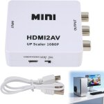 Adaptateur hdmi vers rca - convertisseur hdmi vers composite av cvbs vido et audio avec support pal ...