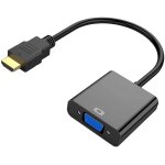 Adaptateur hdmi vers vga, 1080p, c�ble hdmi vers vga, adaptateur pour pc, tv, moniteurs, ordinateurs ...
