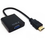 Adaptateur hdmi vers vga, c�ble convertisseur audio vid�o num�rique vers analogique, 1080p, pour xbox ...