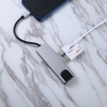 Adaptateur hub multi ports 5 en 1 usb type c, séparateur, câble de chargement pd, compatible hdmi, 4k, ... Adaptateur hub multi ports 5 en 1 usb type c, séparateur, câble de chargement pd, compatible hdmi, 4k, ...