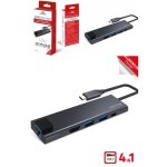 Adaptateur hub multi - ports - advance - usb - c vers 2 usb 3. 0 - hdmi 4k - rj45 - 4 ports