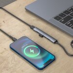 Adaptateur hub usb 3. 0 5 en 1, station d'accueil de transmission de donnes  haute vitesse 5gbps pour ...