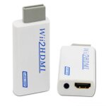 Adaptateur intelligent inf nintendo wii vers hdmi - full hd 1080p blanc