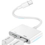 Adaptateur iphone hdmi, 4k 60hz adaptateur usb c vers hdmi, adapter ipad h - d - m - i, adapter usb c ...