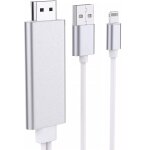 Adaptateur iphone vers hdmi - ecran hd 1080p, plug & play, compatible iphone, ipad, ipod