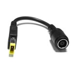 Adaptateur jack rond à extrémité carrée 7. 9mm, queue de cochon pour ibms lenovo thinkpad ultrabook, ... Adaptateur jack rond à extrémité carrée 7. 9mm, queue de cochon pour ibms lenovo thinkpad ultrabook, ...