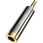 Adaptateur jack stéréo 3, 5 mm mâle vers 6, 35 mm femelle pour amp adapter, guitars, speakers, tablet, ... Adaptateur jack stéréo 3, 5 mm mâle vers 6, 35 mm femelle pour amp adapter, guitars, speakers, tablet, ...