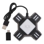 Adaptateur kx usb pour manette de jeu, clavier et souris pour ps4, convertisseur pour xbox one et switch ...
