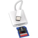 Adaptateur lecteur de carte micro sd usb c compatible avec samsung apple 15 pro max plus ipad air mini ...