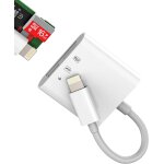 Adaptateur lecteur carte sd micro sd vers lightning chargeur pour iphone 14 13 12 pro (3 en 1)cartes ...