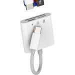 Adaptateur lecteur de carte sd usb c lightning(2 en 1)pour apple iphone 15 14 câble pour ipad micro sd ... Adaptateur lecteur de carte sd usb c lightning(2 en 1)pour apple iphone 15 14 câble pour ipad micro sd ...