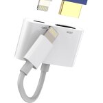 Adaptateur lightning vers hdmi (2 en 1) pour iphone 14 pro , cble de charge, pr jack pour apple mfi ...